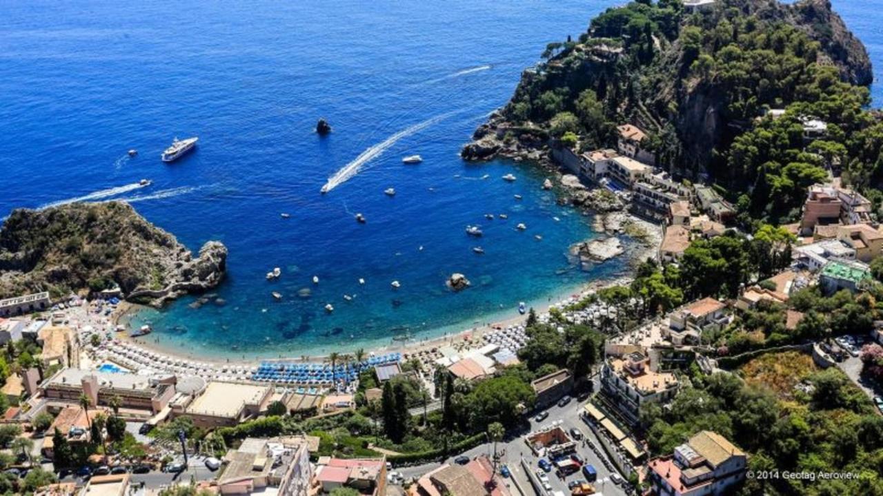 Greek Theater - Sea View Apartment Taormina Buitenkant foto